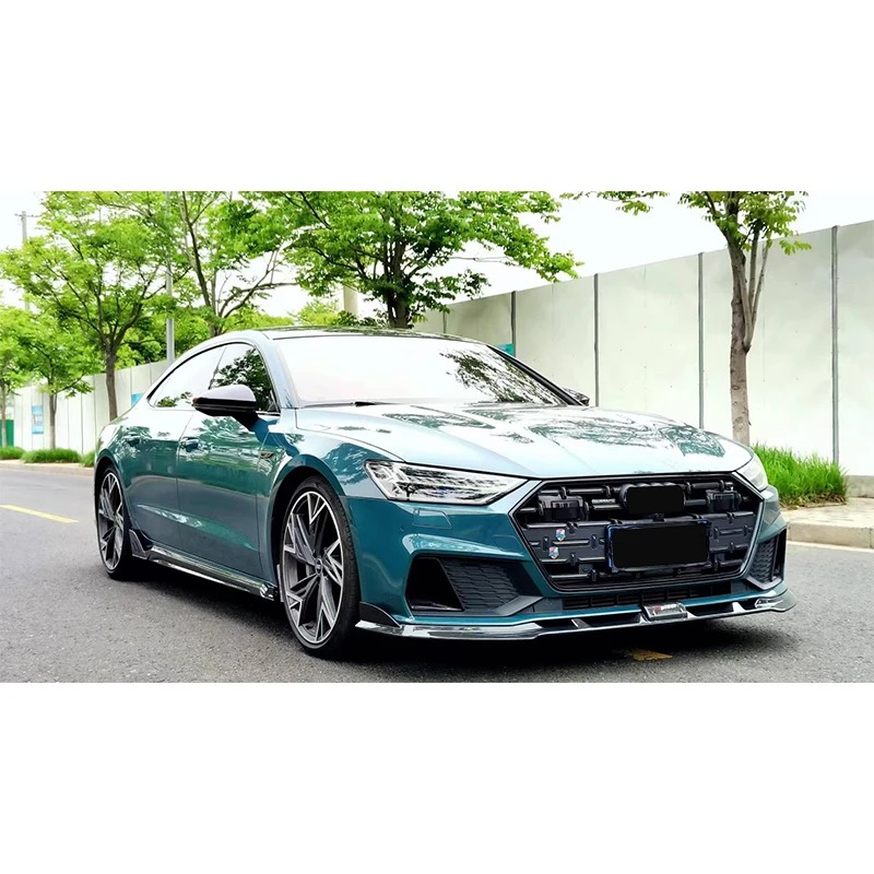 A7 S7 C8(2019-2024) Dry Carbon Fiber RS Style Front Lip Front Bumper Lip for A7 S7 C8 Sportback Modified Front Lips